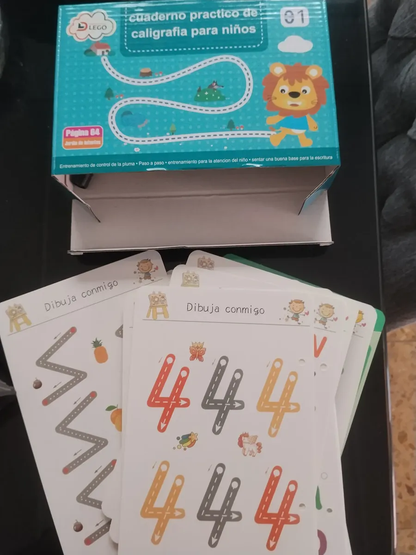 CUADERNO MONTESSORI TRAZOS MAGICOS